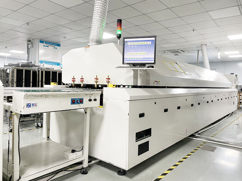 Double-track reflow ovens + nitrogen ovens